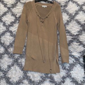 Knit tan sweater from showpo